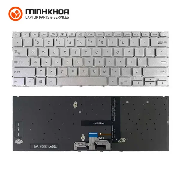 Ban phim led laptop Asus Zenbook UX433 UX433FA UX433FN bac