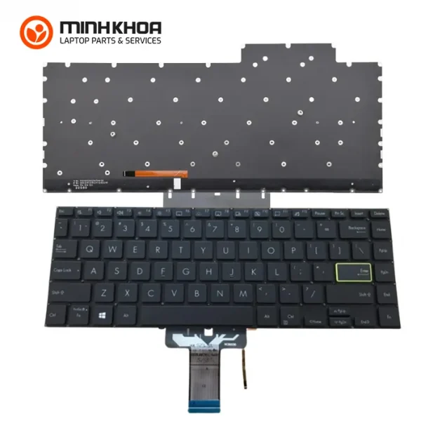 Ban phim zin led laptop Asus Flip 14 TM420 TM420UA TM420IA