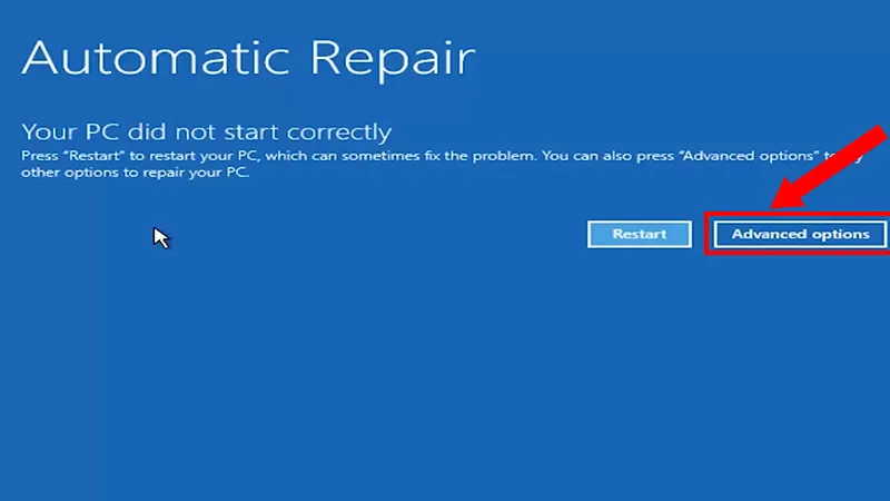 3 cách sửa lỗi Could Not Find The Recovery Environment trên windows 5 Sua loi Could Not Find The Recovery Environment tren windows 3