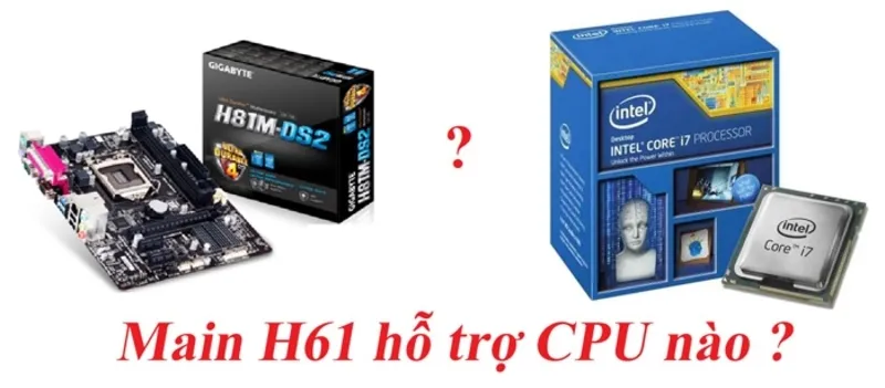 Đi tìm lời giải đáp: Main H61 hỗ trợ CPU nào? 1 Main H61 hỗ trợ CPU nào