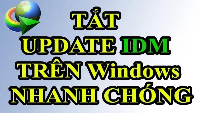 Tát update IDM tren windows 22