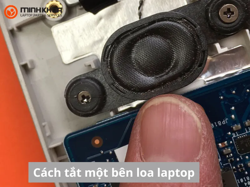 Cách tắt một bên loa laptop