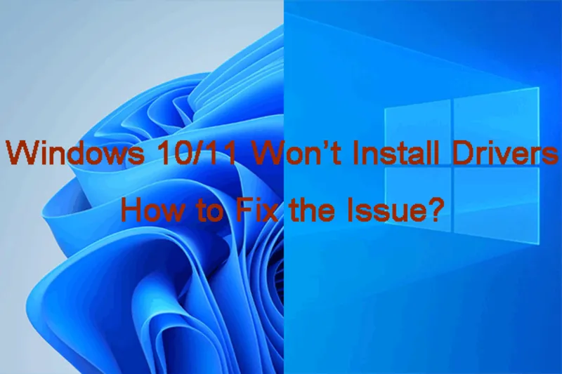Fix driver error in windows 10 11 11