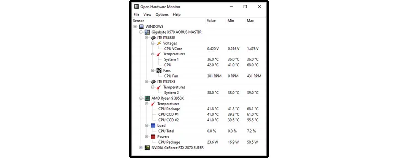 Gợi ý 8 phần mềm Windows Temperature Monitor and Control uy tín 20 Phan mem Windows Temperature Monitor and Control 31