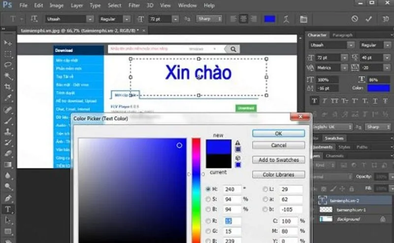 Tai phan mem photoshop mien phi cho win 7 12
