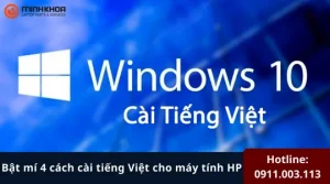 Cach cai tieng Viet cho may tinh HP 10