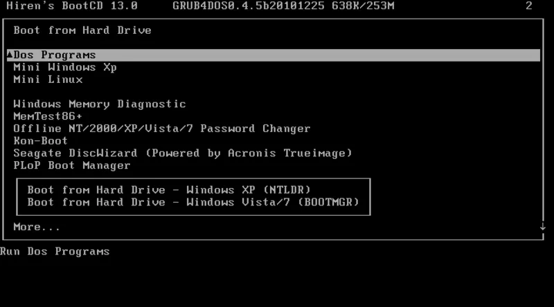 Hướng dẫn sử dụng hirens boot windows 7 để sửa chữa và khôi phục hệ thống 21 Hirens boot windows 7 6