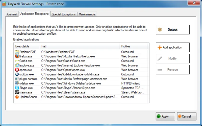 Gợi ý một số firewall phổ biến trên hệ điều hành windows 6 Mot so firewall pho bien tren he dieu hanh windows 15