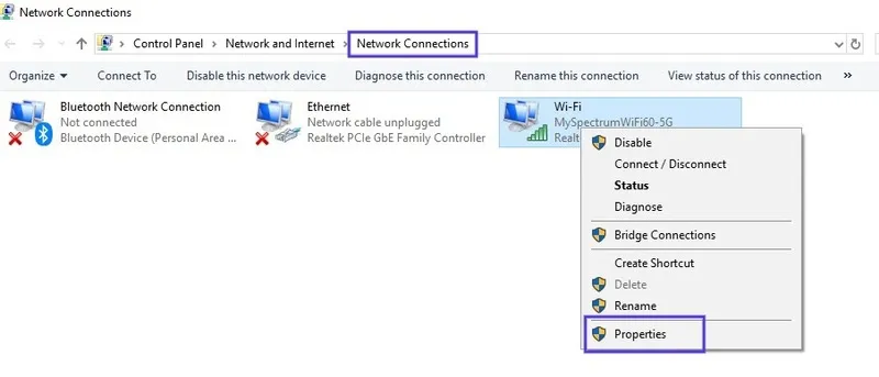 Private to public network windows 10 21