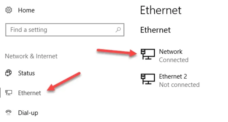 Private to public network windows 10 24