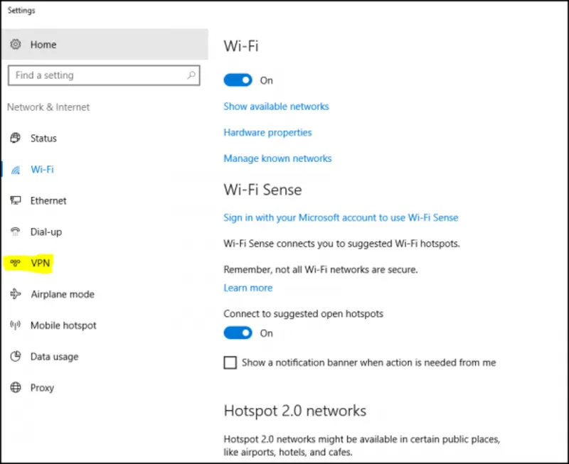 Private to public network windows 10 3