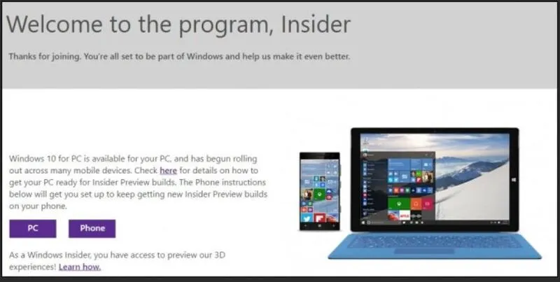 Giải đáp từ A đến Z về Windows Mobile Insider Preview 3 Windows Mobile Insider Preview 4