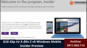 Windows Mobile Insider Preview 5