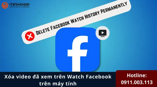 Xóa video đã xem trên Watch Facebook trên máy tính