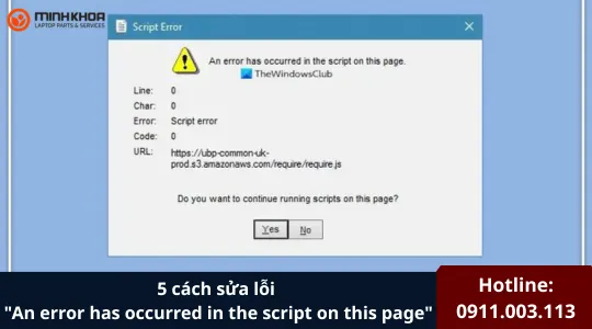 An error has occurred in the script on this page 10