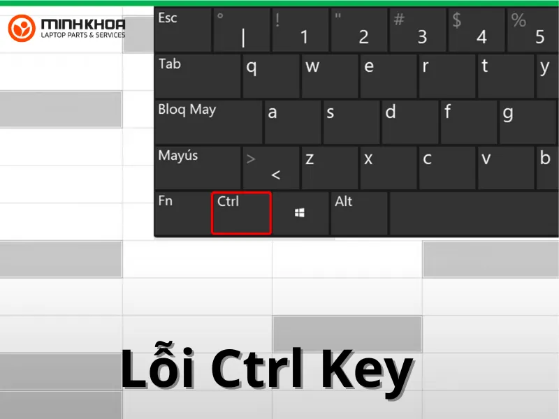 Lỗi Ctrl Key
