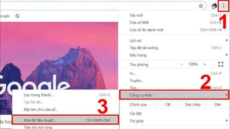 May tinh khong vao duoc Google 15