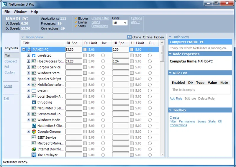 Phan mem Netlimiter 15