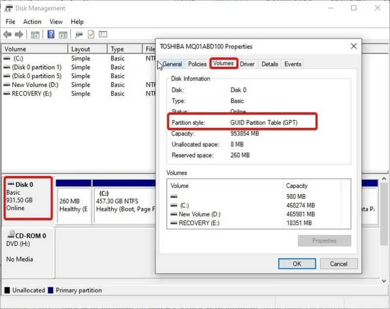 Boot main MSI 18