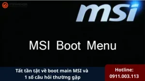 Boot main MSI