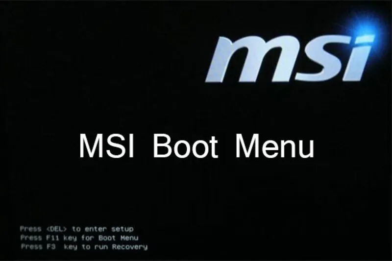Menu Boot main MSI là gì?