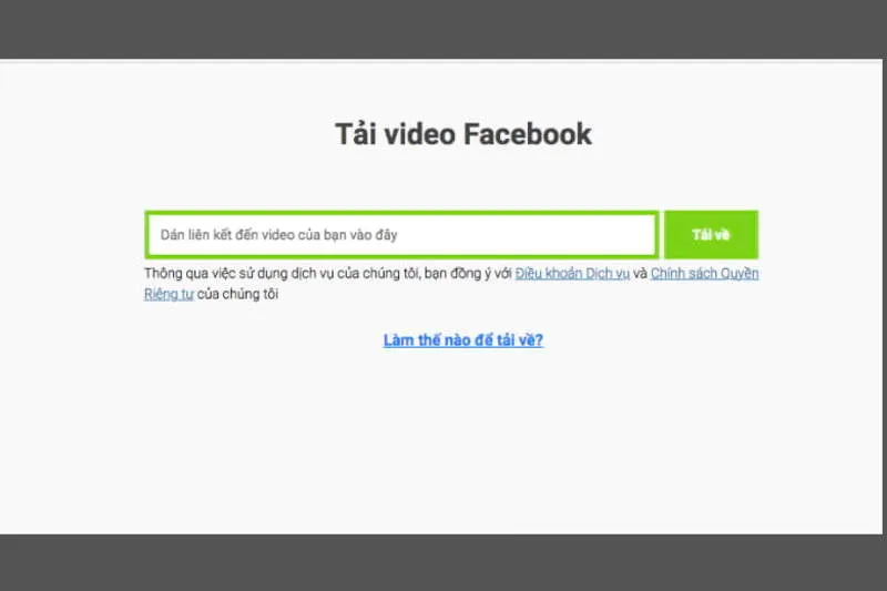 Cach tai video tu Facebook ve may tinh 11