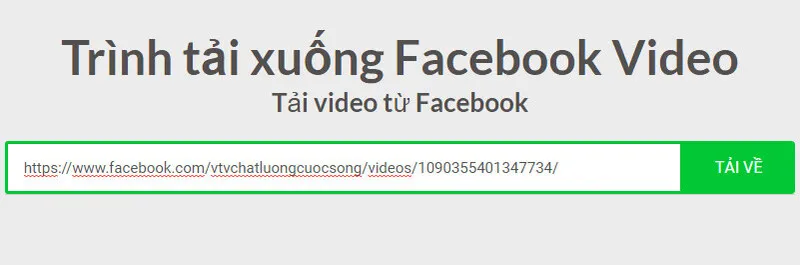Cach tai video tu Facebook ve may tinh 9