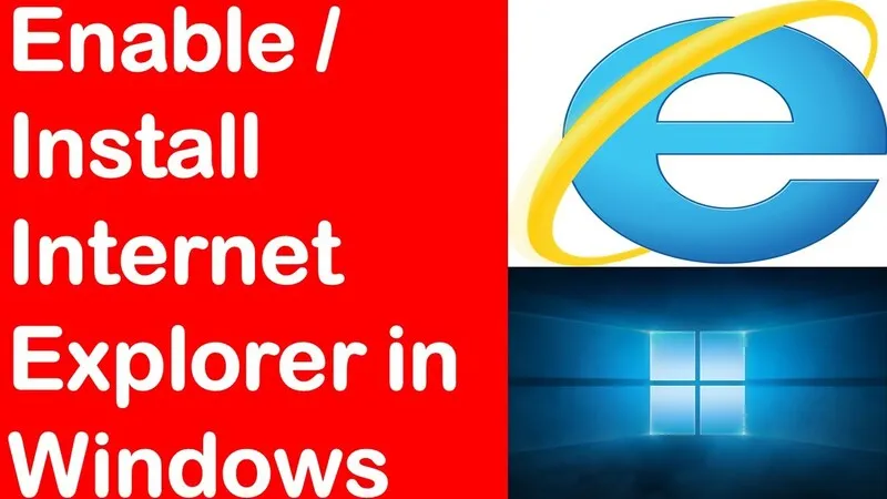 How to install internet explorer on windows 10 14