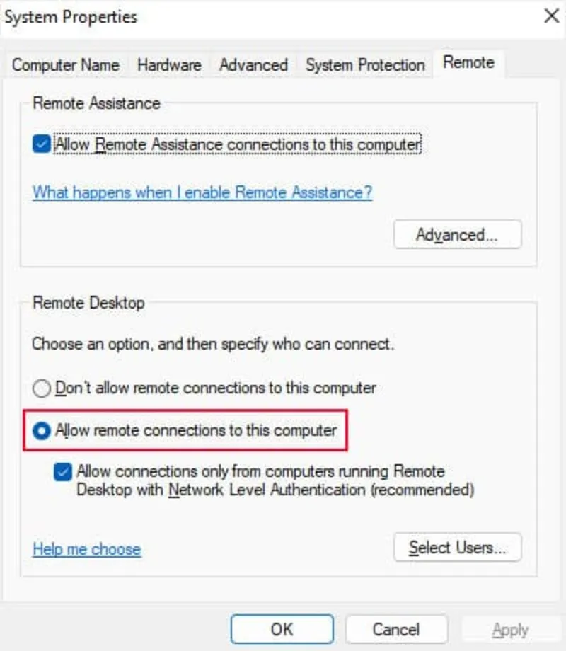 Hướng dẫn mở port remote desktop win 10 để truy cập máy tính từ xa 13 Mo port remote desktop win 10 10