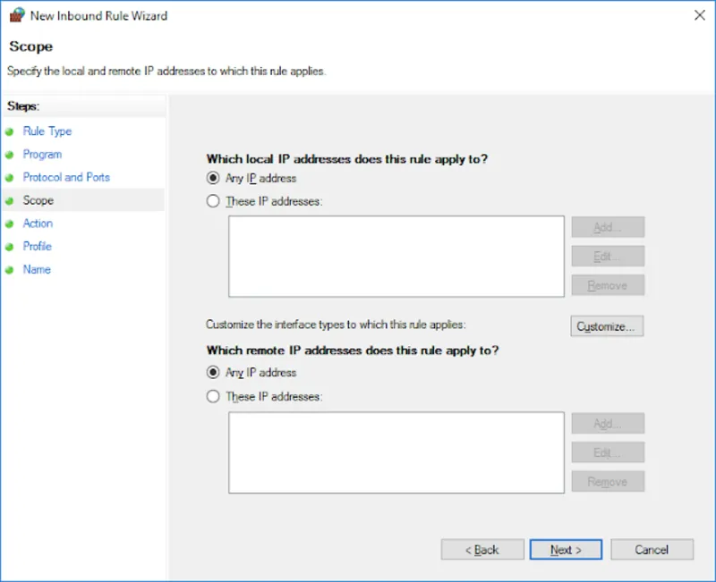 Hướng dẫn mở port remote desktop win 10 để truy cập máy tính từ xa 3 Mo port remote desktop win 10 38