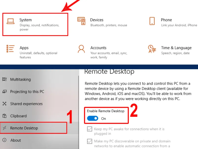 Hướng dẫn mở port remote desktop win 10 để truy cập máy tính từ xa 7 Mo port remote desktop win 10 47