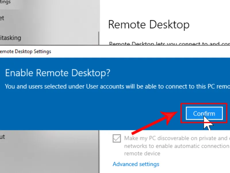 Hướng dẫn mở port remote desktop win 10 để truy cập máy tính từ xa 8 Mo port remote desktop win 10 48