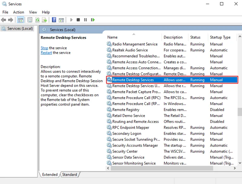 Hướng dẫn mở port remote desktop win 10 để truy cập máy tính từ xa 17 Mo port remote desktop win 10 65