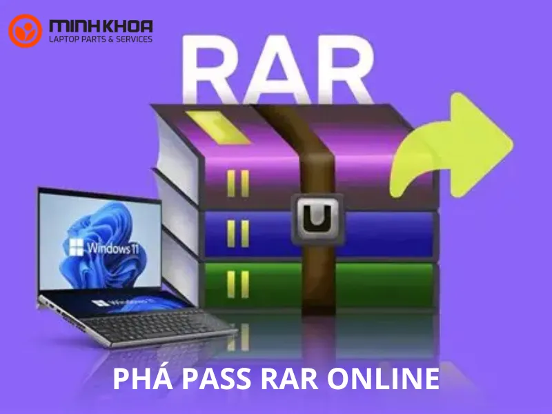Phá pass RAR online free, nhanh chóng trên win 11 1 Phá pass RAR online