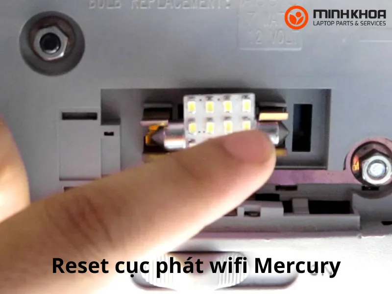 Reset cục phát wifi Mercury