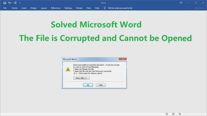 BỎ TÚI 5+ sửa lỗi Word experienced an error trying to open the file 30 Word experienced an error trying to open the file 33