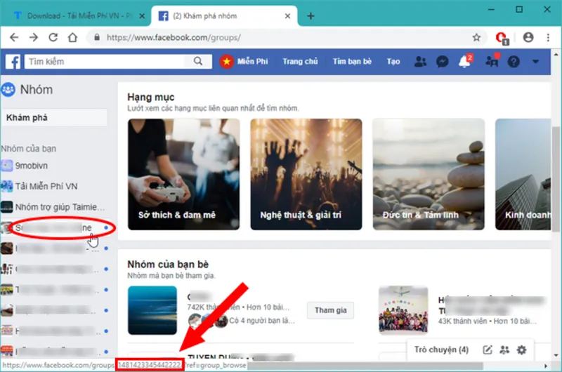 Cach xem ai vao Facebook cua minh gan day tren laptop 15