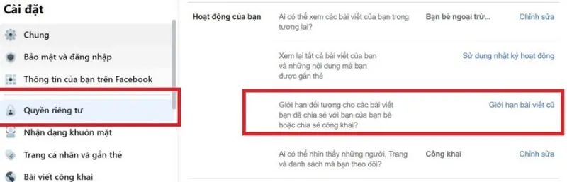 Cach xem ai vao Facebook cua minh gan day tren laptop 4