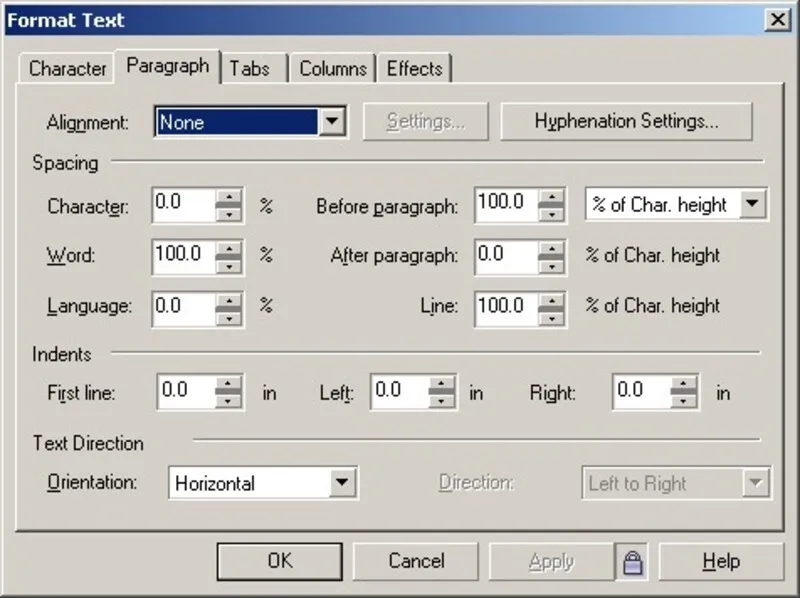 Can chu vao giua o trong word 2010 23