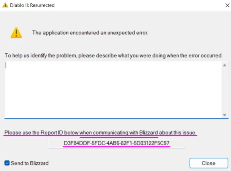 Mách bạn cách sửa lỗi Diablo 2 Unhandled Exception 14 Loi Diablo 2 Unhandled Exception 35
