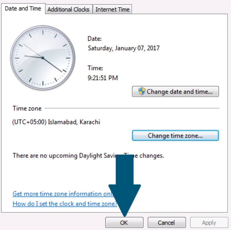 Loi Time of day not set – please run SETUP program 37