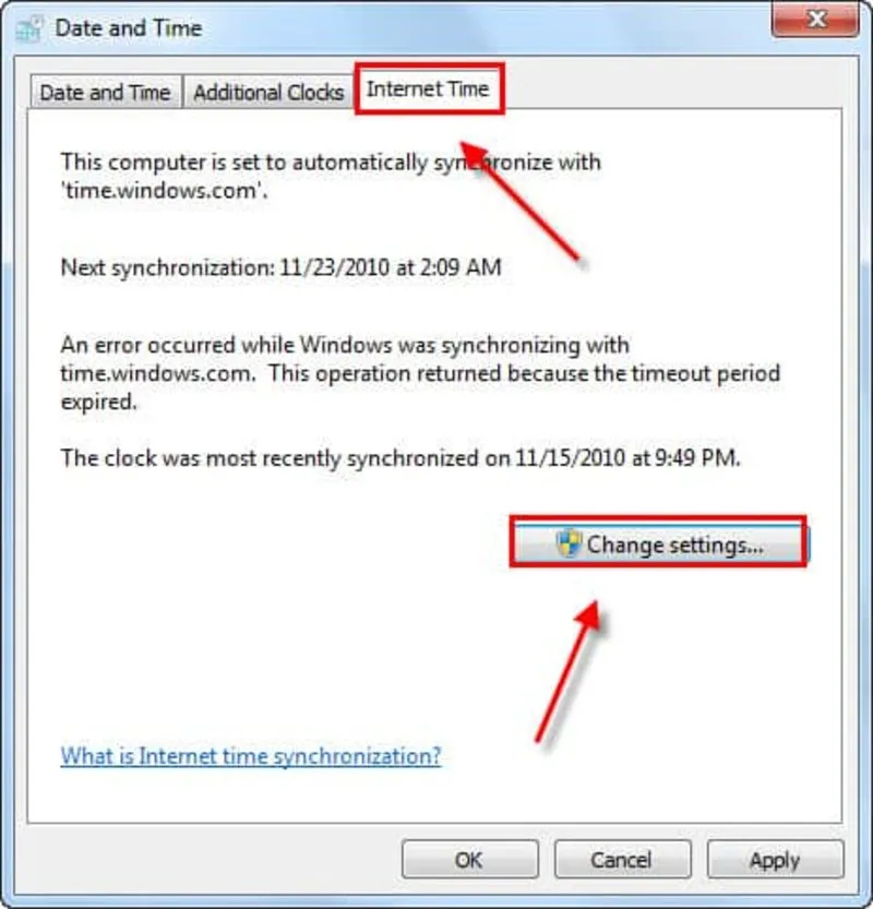 Loi Time of day not set – please run SETUP program 43