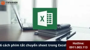 Phím tắt chuyển sheet trong Excel