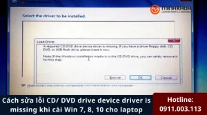 CD DVD drive device driver is missing 2