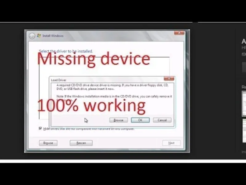 Cách sửa lỗi CD/ DVD drive device driver is missing khi cài Win 7, 8, 10 cho laptop 20 CD DVD drive device driver is missing 6