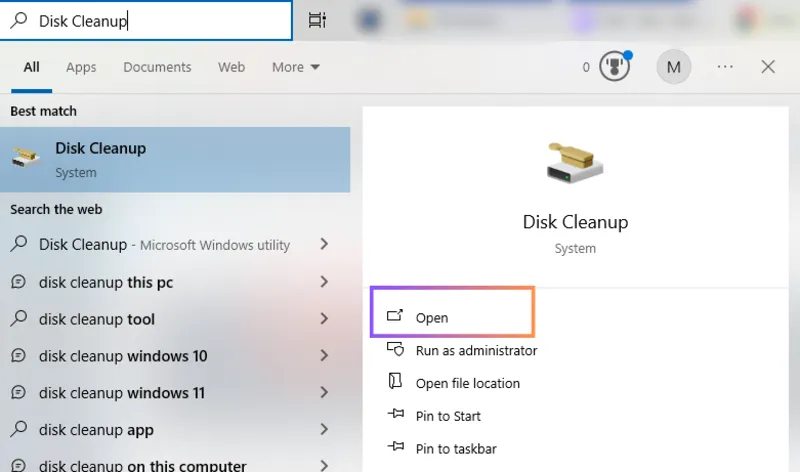 Loi there is not enough space on the disk 21