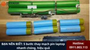 Thay mạch pin laptop