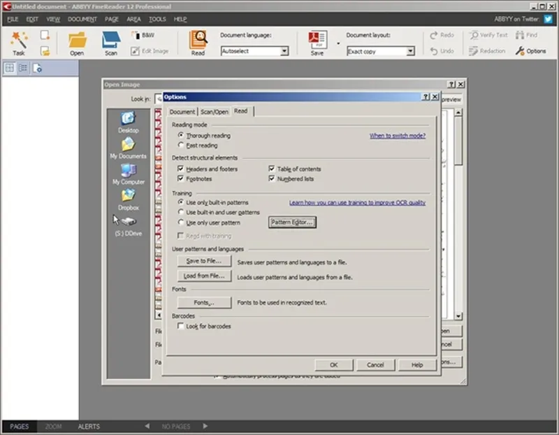 Tải ABBYY FineReader 12 - Phần mềm chuyển đổi ảnh scan sang Word tốt nhất 2026 12 ABBYY FineReader 12 6
