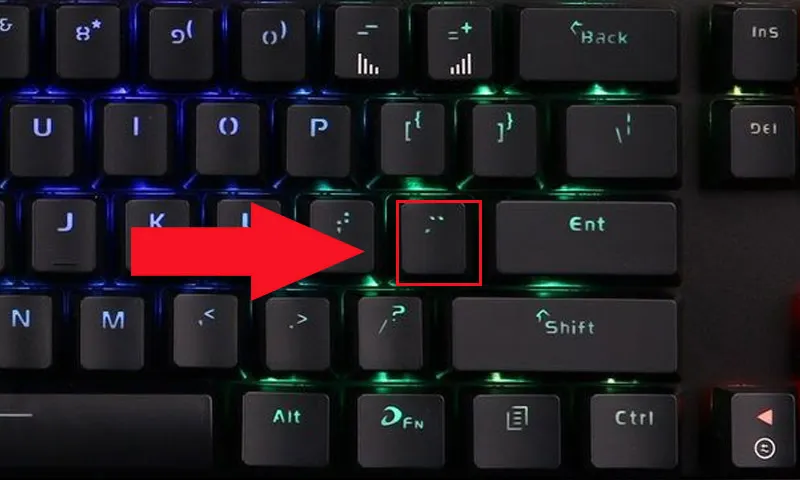 Dau nhan tren ban phim laptop 12