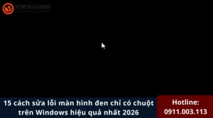 Sua loi man hinh den chi co chuot 8